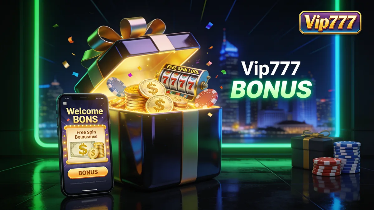 Bonus Offers from vip777 for players in the Philippines